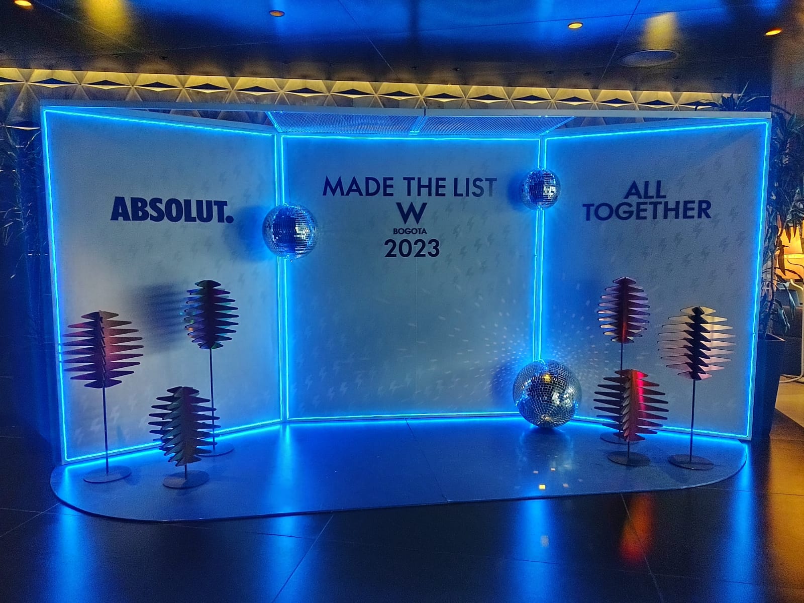 Activación de marca Absolut Made The List en Hotel W