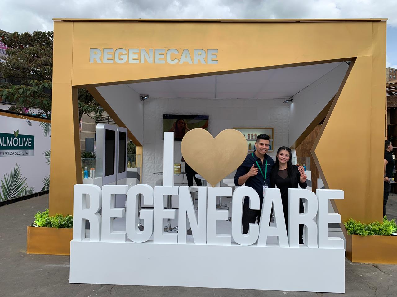 Stand de activación de marca Regenecare
