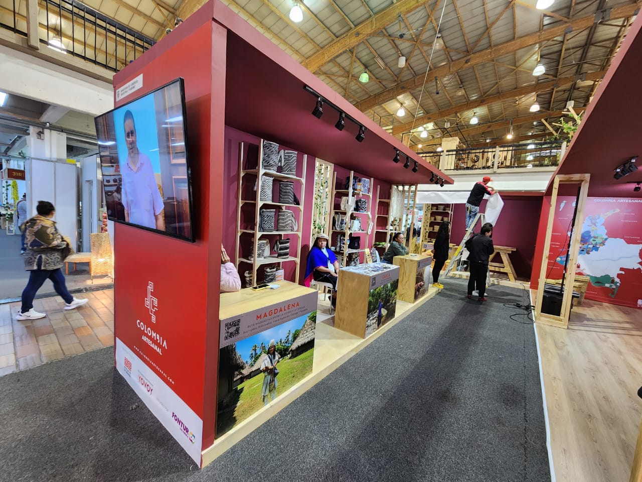 Stand institucional Colombia Artesanal