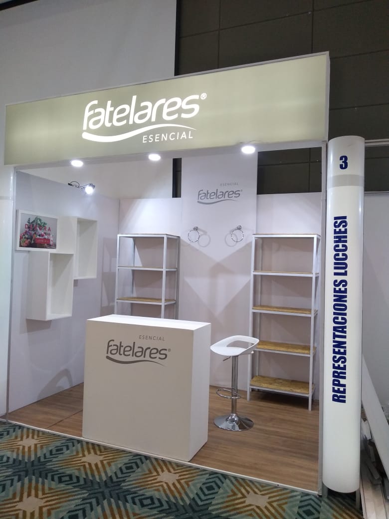 Stand de feria para la marca Fatelares