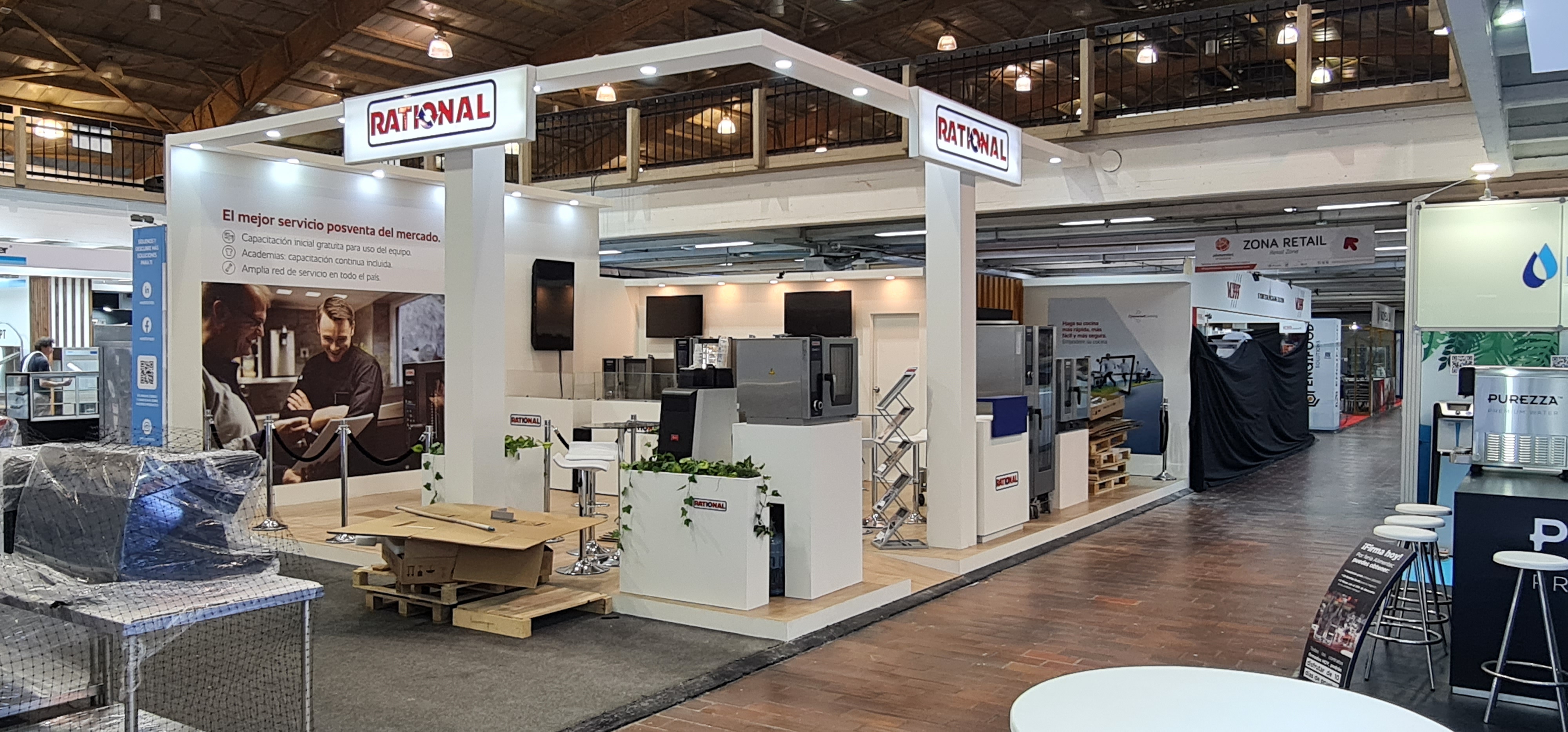 Stand corporativo Rational en Corferias