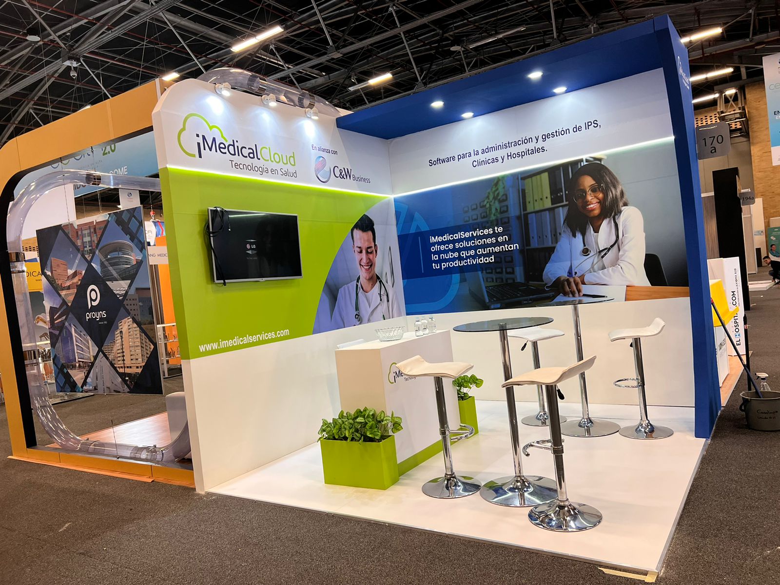 Stand del sector salud iMedicalCloud